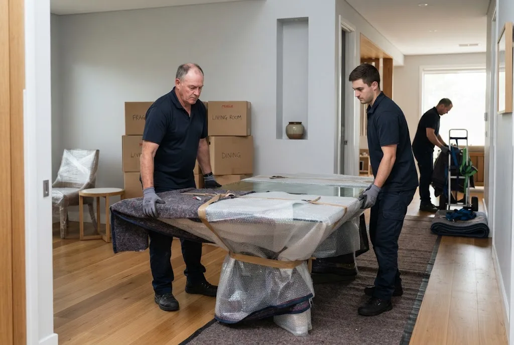 How Professional Furniture Movers in Sydney Handle Fragile Items Better Than DIY Moves Professional furniture movers in Sydney handling fragile furniture