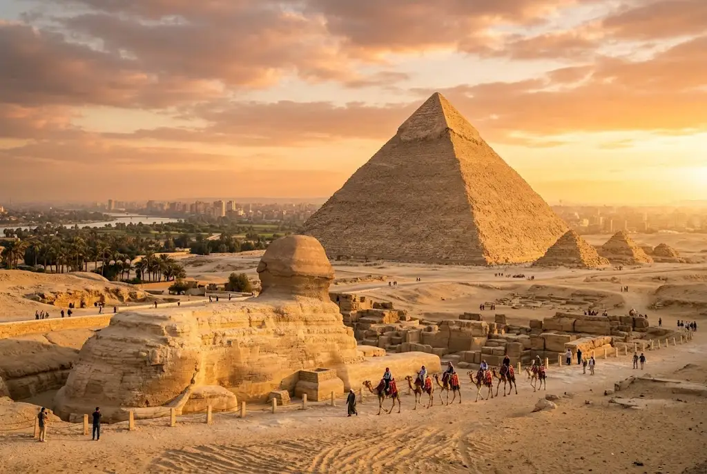Best places to visit in Egypt including the Pyramids of Giza