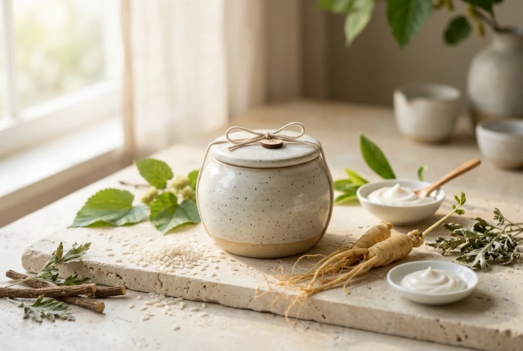 Beauty of Joseon Dynasty Cream featured in a skincare review of its ingredients and benefits