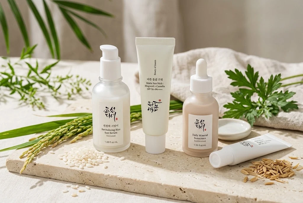 Beauty of Joseon sunscreen options compared for SPF50, tinted and mineral protection
