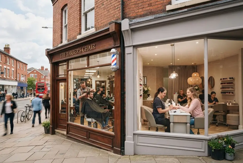 Local barbers and nail salons in Derby